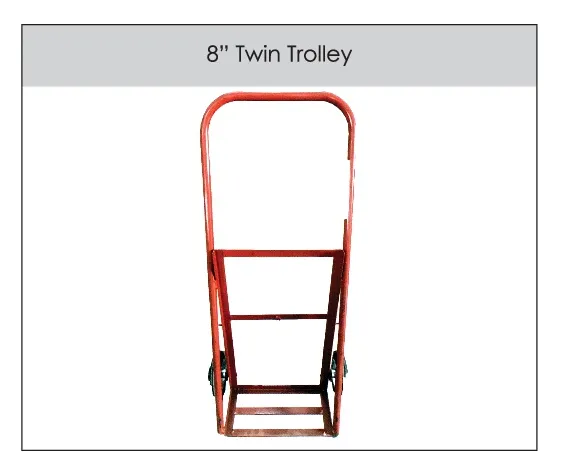 8" Twin Trolley